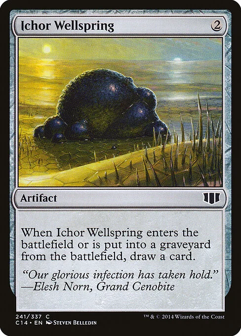 Ichor Wellspring, carta Magic di tipo Artifact illustrata da Steven Belledin