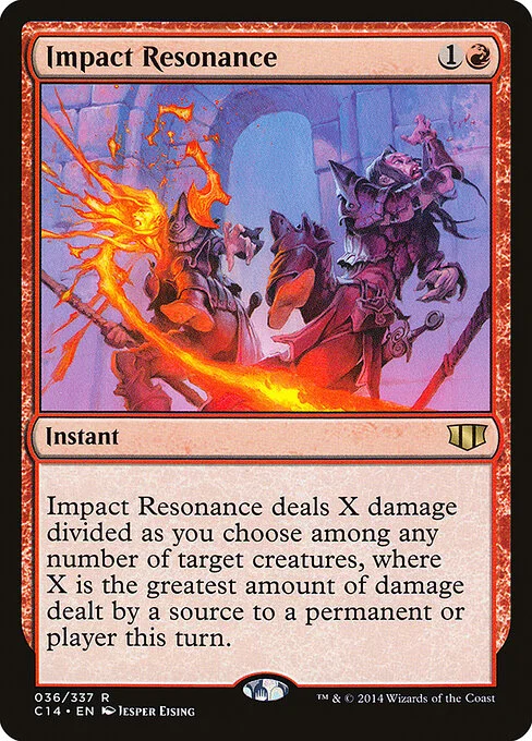 Impact Resonance, carta Magic di tipo Instant illustrata da Jesper Ejsing