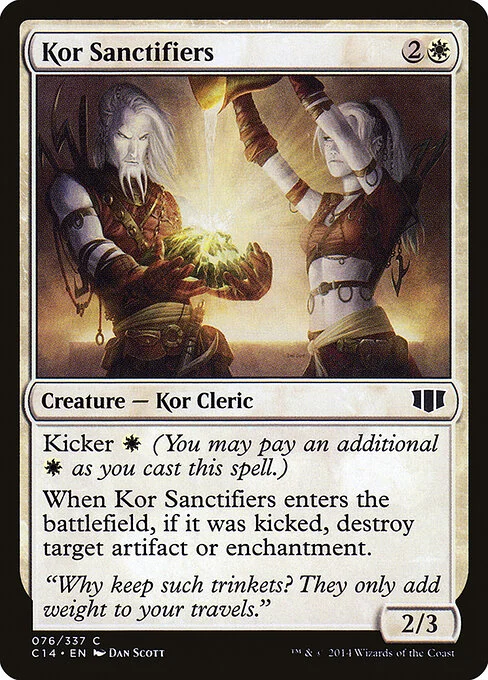 Kor Sanctifiers, carta Magic di tipo Creature — Kor Cleric illustrata da Dan Murayama Scott