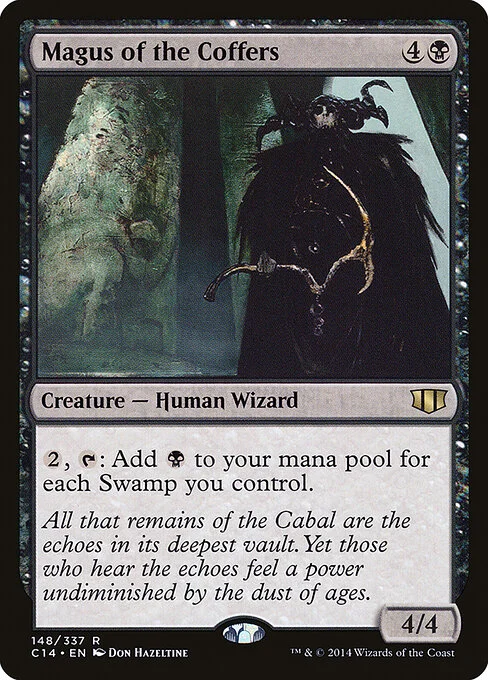 Magus of the Coffers, carta Magic di tipo Creature — Human Wizard illustrata da Don Hazeltine
