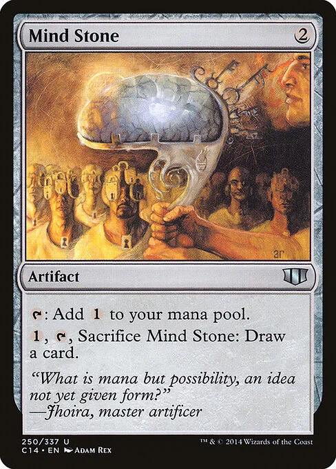 Mind Stone, carta Magic di tipo Artifact illustrata da Adam Rex
