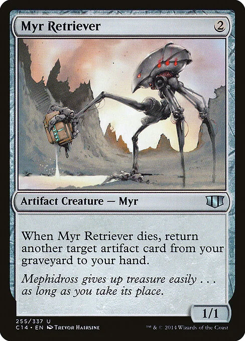 Myr Retriever, carta Magic di tipo Artifact Creature — Myr illustrata da Trevor Hairsine