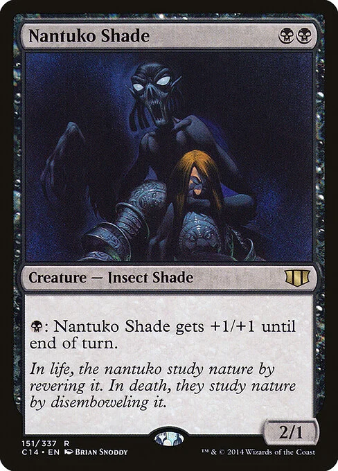 Nantuko Shade, carta Magic di tipo Creature — Insect Shade illustrata da Brian Snõddy