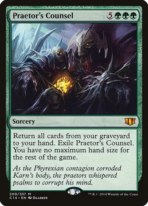 Praetor's Counsel, carta Magic di tipo Sorcery illustrata da Daarken