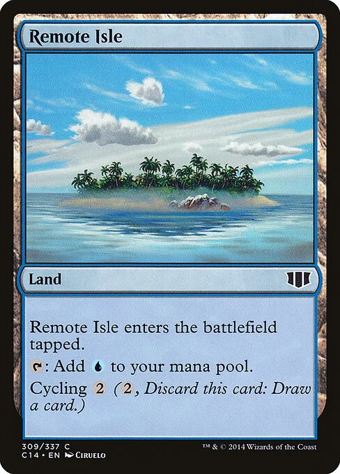 Remote Isle, carta Magic di tipo Land illustrata da Ciruelo