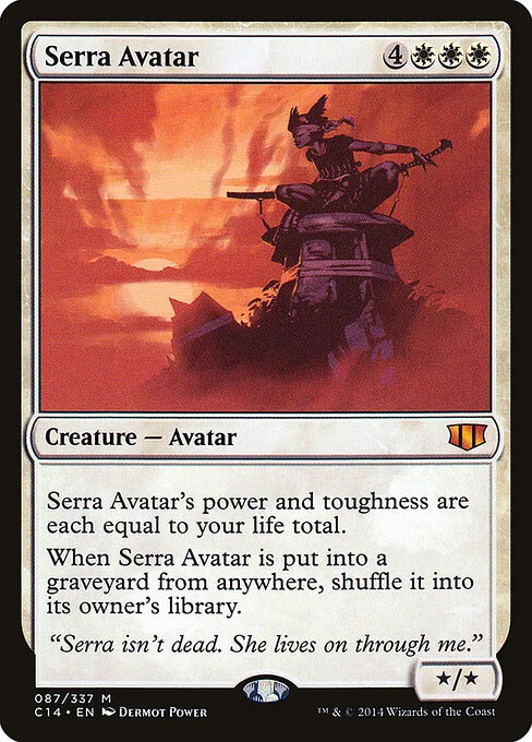 Serra Avatar, carta Magic di tipo Creature — Avatar illustrata da Dermot Power