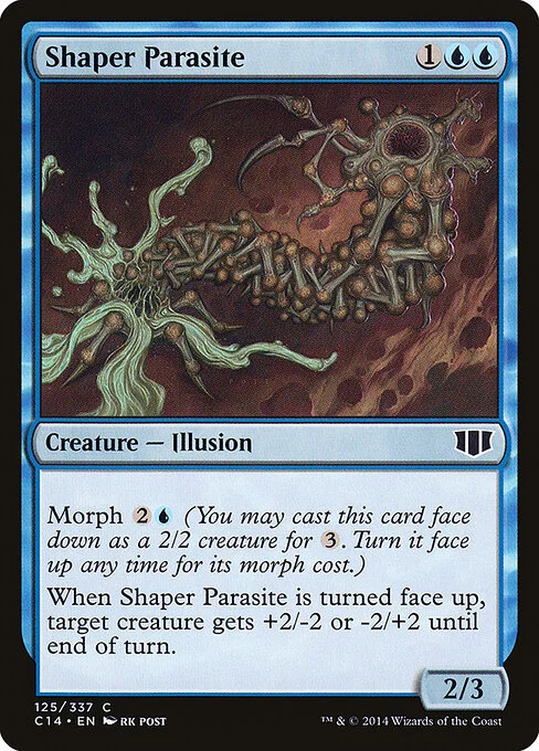Shaper Parasite, carta Magic di tipo Creature — Illusion illustrata da rk post