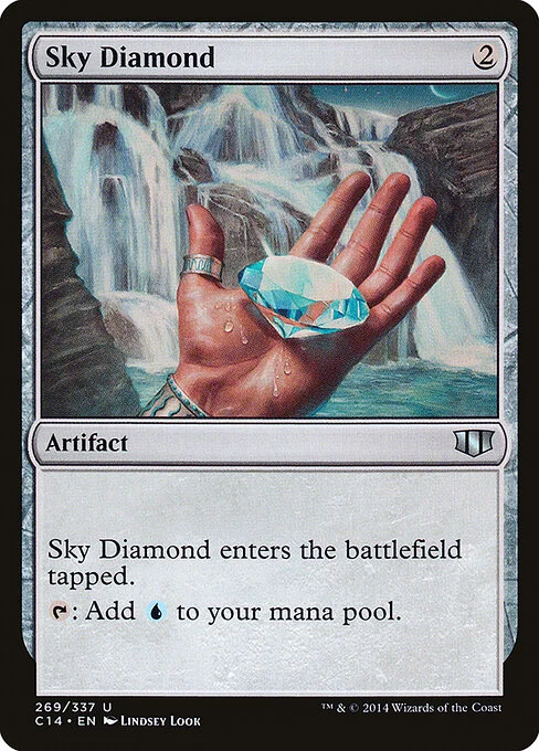 Sky Diamond, carta Magic di tipo Artifact illustrata da Lindsey Look