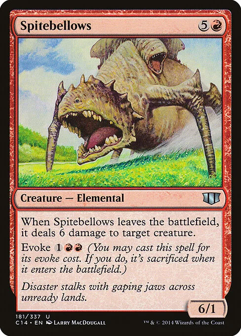 Spitebellows, carta Magic di tipo Creature — Elemental illustrata da Larry MacDougall