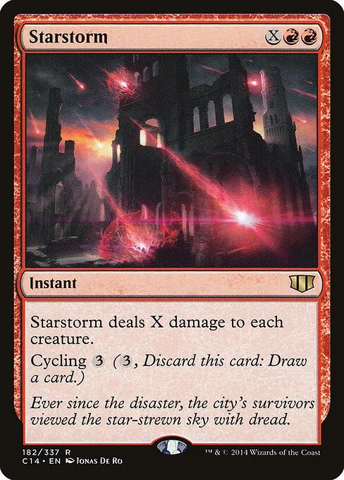 Starstorm, carta Magic di tipo Instant illustrata da Jonas De Ro