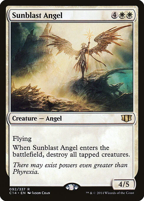 Sunblast Angel, carta Magic di tipo Creature — Angel illustrata da Jason Chan