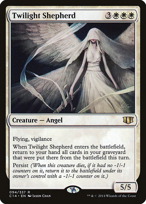 Twilight Shepherd, carta Magic di tipo Creature — Angel illustrata da Jason Chan