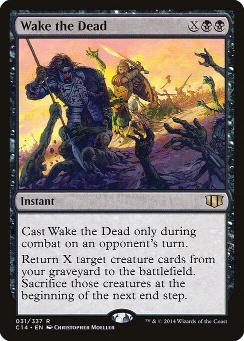 Wake the Dead, carta Magic di tipo Instant illustrata da Christopher Moeller