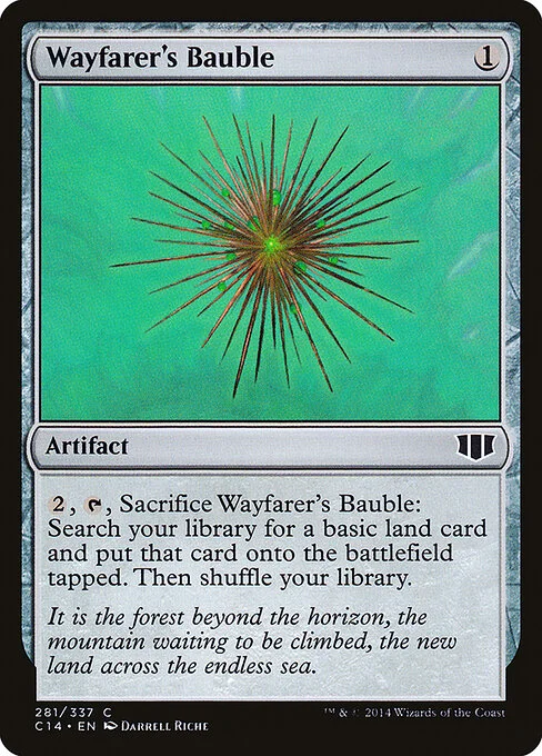 Wayfarer's Bauble, carta Magic di tipo Artifact illustrata da Darrell Riche