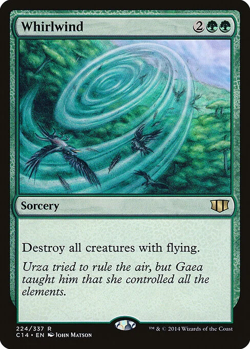 Whirlwind, carta Magic di tipo Sorcery illustrata da John Matson