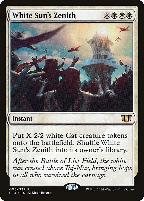 White Sun's Zenith, carta Magic di tipo Instant illustrata da Mike Bierek