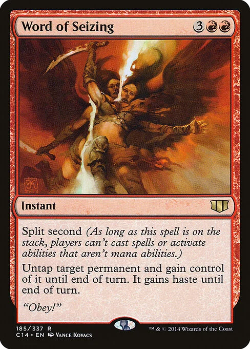 Word of Seizing, carta Magic di tipo Instant illustrata da Vance Kovacs