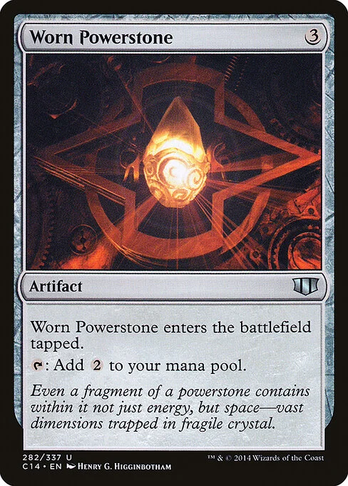 Worn Powerstone, carta Magic di tipo Artifact illustrata da Henry G. Higginbotham