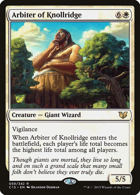 Arbiter of Knollridge, carta Magic di tipo Creature — Giant Wizard illustrata da Brandon Dorman