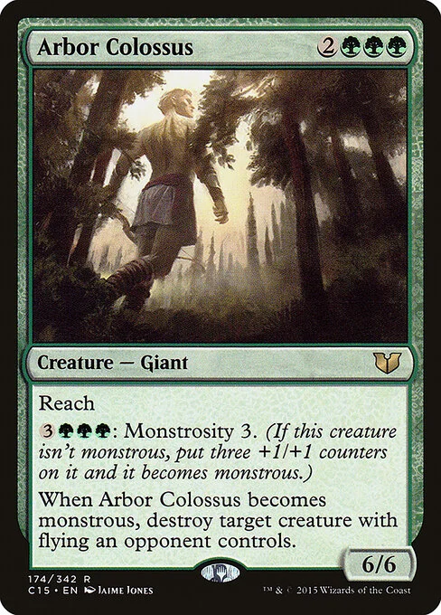 Arbor Colossus, carta Magic di tipo Creature — Giant illustrata da Jaime Jones