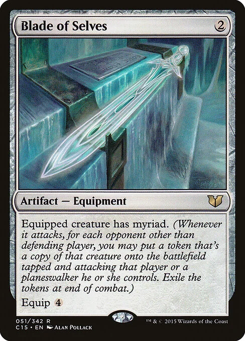 Blade of Selves, carta Magic di tipo Artifact — Equipment illustrata da Alan Pollack
