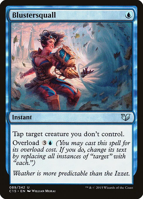 Blustersquall, carta Magic di tipo Instant illustrata da Willian Murai