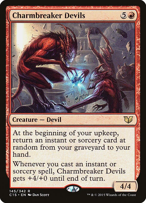 Charmbreaker Devils, carta Magic di tipo Creature — Devil illustrata da Dan Murayama Scott