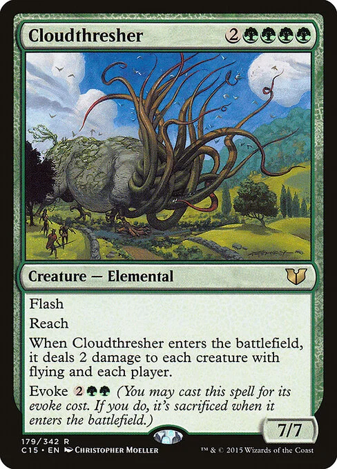 Cloudthresher, carta Magic di tipo Creature — Elemental illustrata da Christopher Moeller