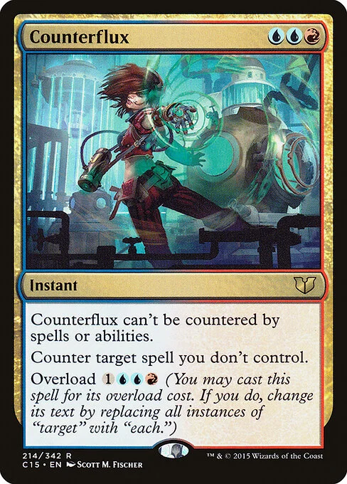 Counterflux, carta Magic di tipo Instant illustrata da Scott M. Fischer
