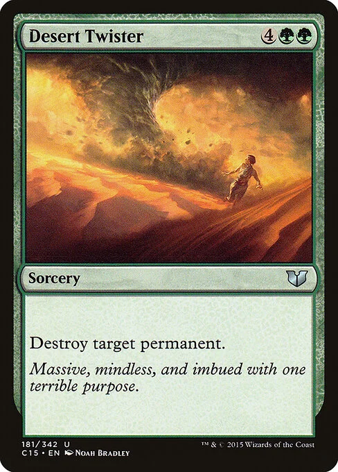 Desert Twister, carta Magic di tipo Sorcery illustrata da Noah Bradley