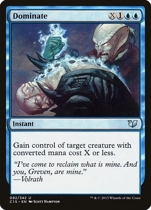 Dominate, carta Magic di tipo Instant illustrata da Scott Hampton