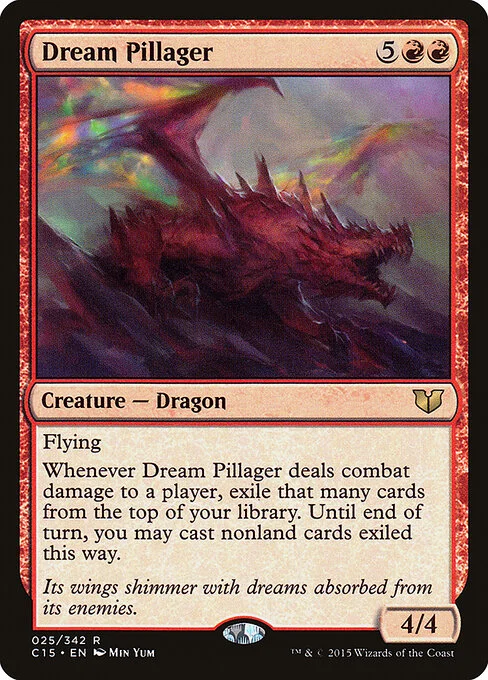 Dream Pillager, carta Magic di tipo Creature — Dragon illustrata da Min Yum