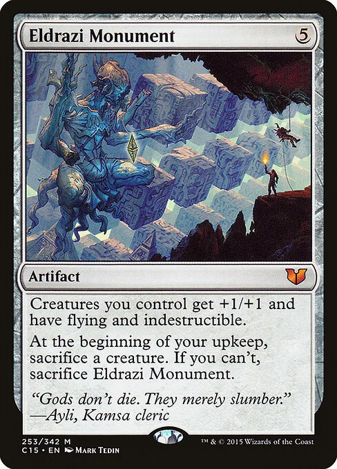 Eldrazi Monument, carta Magic di tipo Artifact illustrata da Mark Tedin