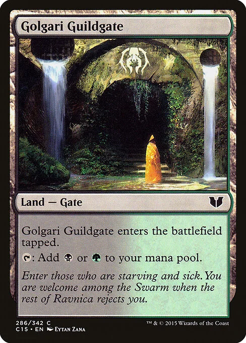 Golgari Guildgate, carta Magic di tipo Land — Gate illustrata da Eytan Zana
