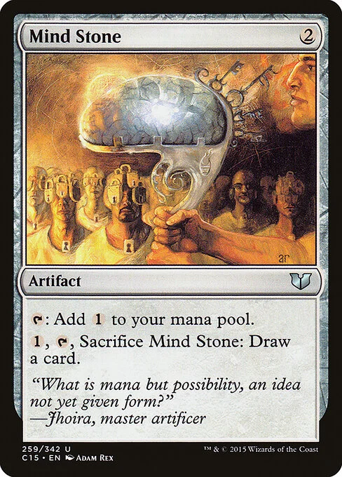 Mind Stone, carta Magic di tipo Artifact illustrata da Adam Rex