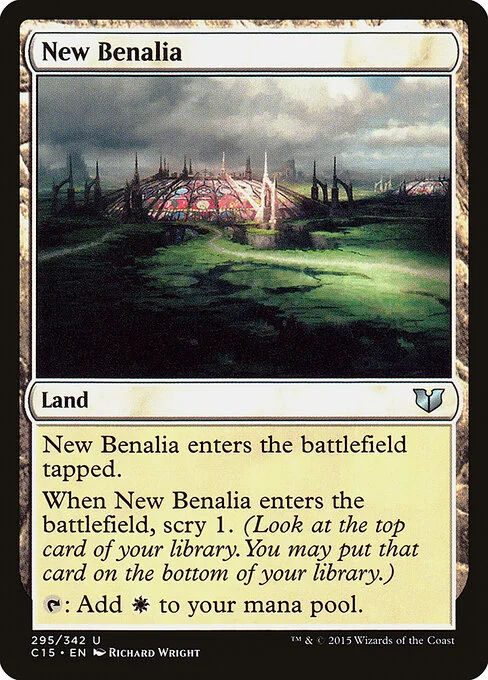New Benalia, carta Magic di tipo Land illustrata da Richard Wright