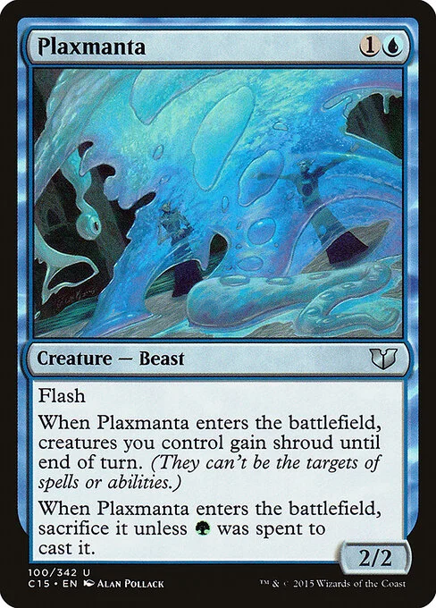 Plaxmanta, carta Magic di tipo Creature — Beast illustrata da Alan Pollack