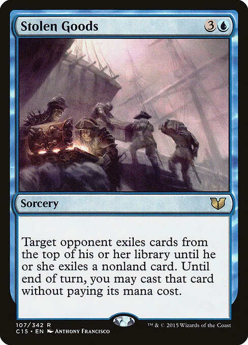 Stolen Goods, carta Magic di tipo Sorcery illustrata da Anthony Francisco