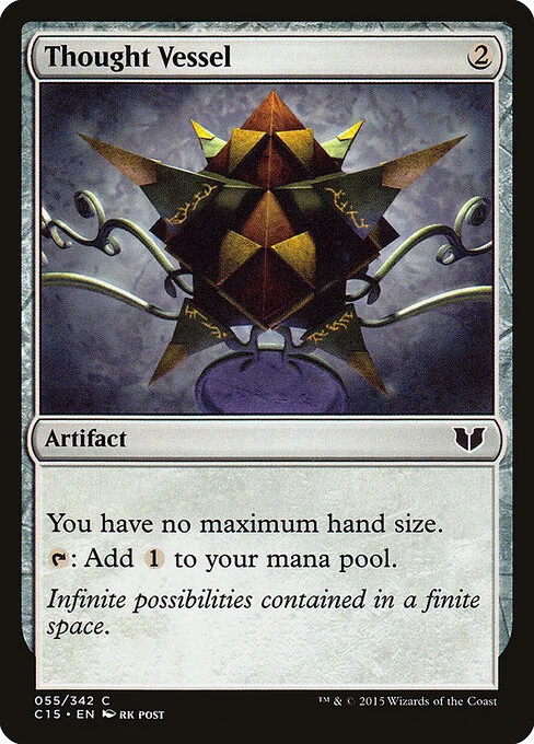 Thought Vessel, carta Magic di tipo Artifact illustrata da rk post
