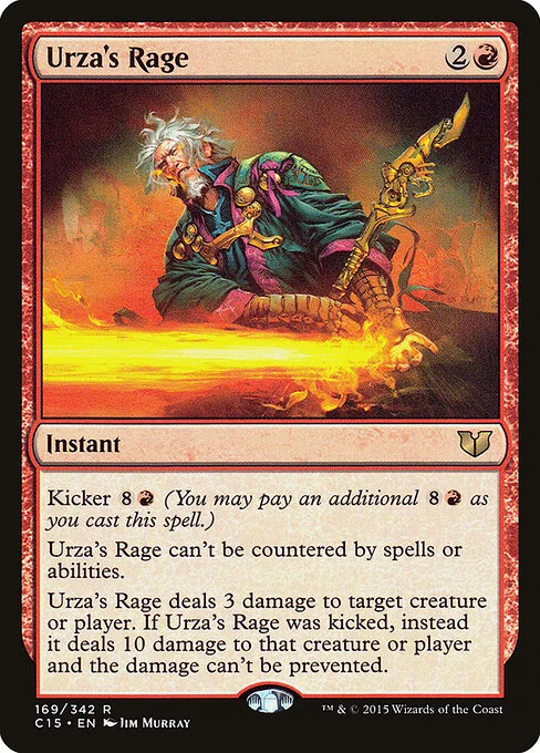 Urza's Rage, carta Magic di tipo Instant illustrata da Jim Murray