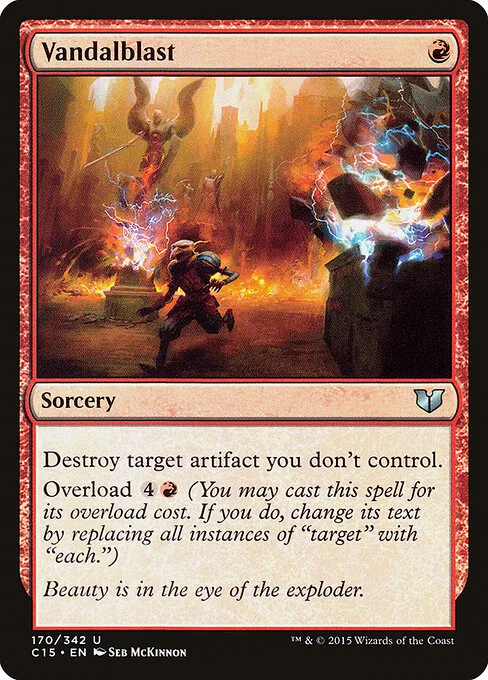 Vandalblast, carta Magic di tipo Sorcery illustrata da Seb McKinnon