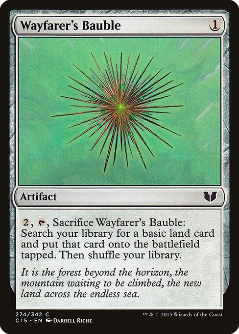 Wayfarer's Bauble, carta Magic di tipo Artifact illustrata da Darrell Riche