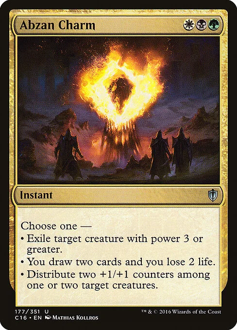 Abzan Charm, carta Magic di tipo Instant illustrata da Mathias Kollros