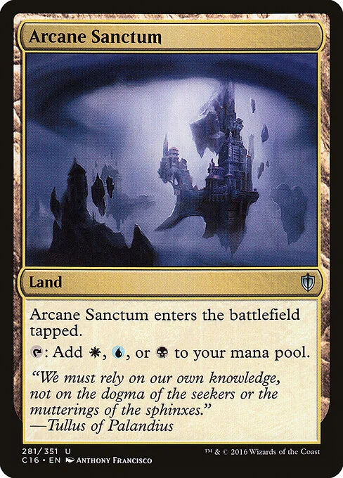 Arcane Sanctum, carta Magic di tipo Land illustrata da Anthony Francisco