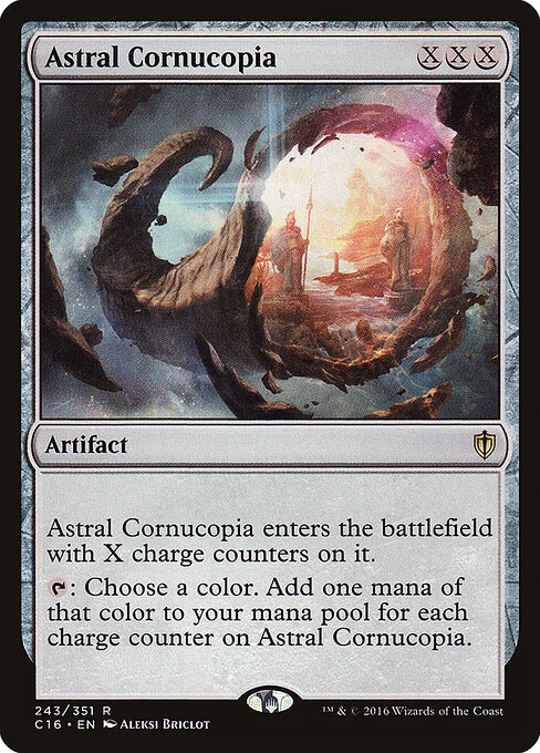 Astral Cornucopia, carta Magic di tipo Artifact illustrata da Aleksi Briclot