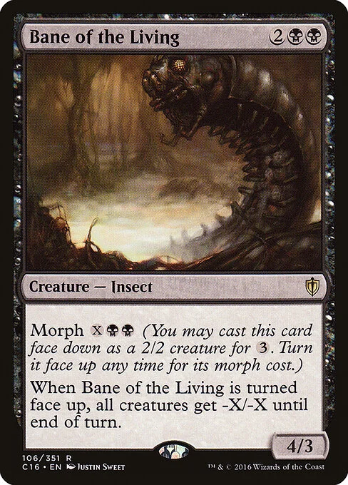 Bane of the Living, carta Magic di tipo Creature — Insect illustrata da Justin Sweet
