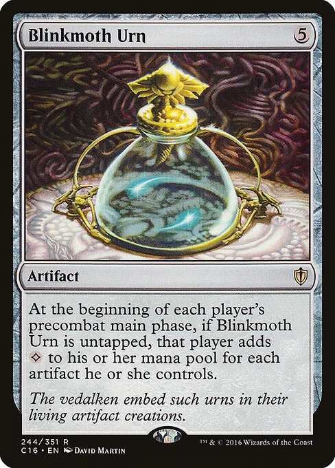 Blinkmoth Urn, carta Magic di tipo Artifact illustrata da David Martin