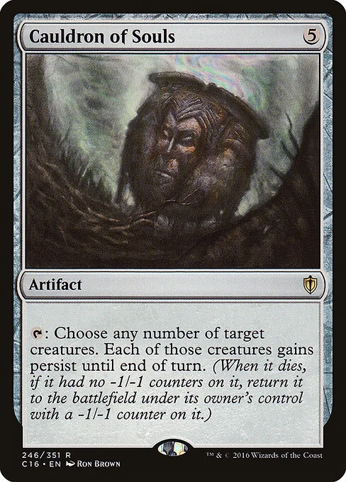 Cauldron of Souls, carta Magic di tipo Artifact illustrata da Ron Brown