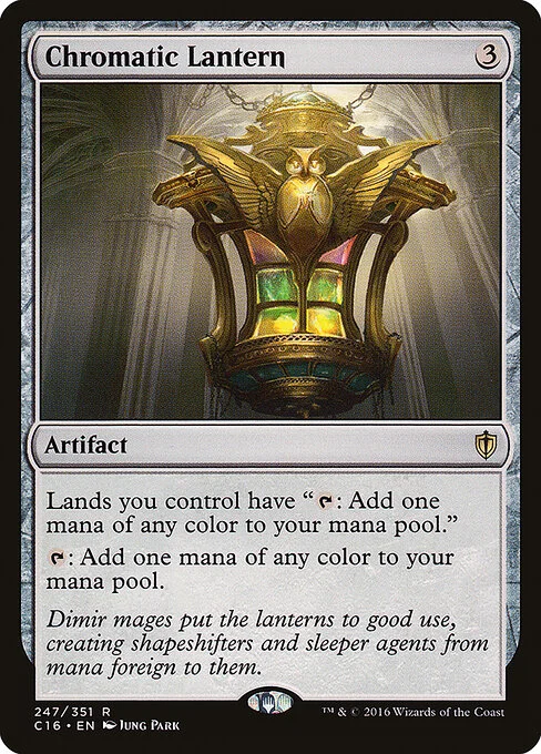 Chromatic Lantern, carta Magic di tipo Artifact illustrata da Jung Park