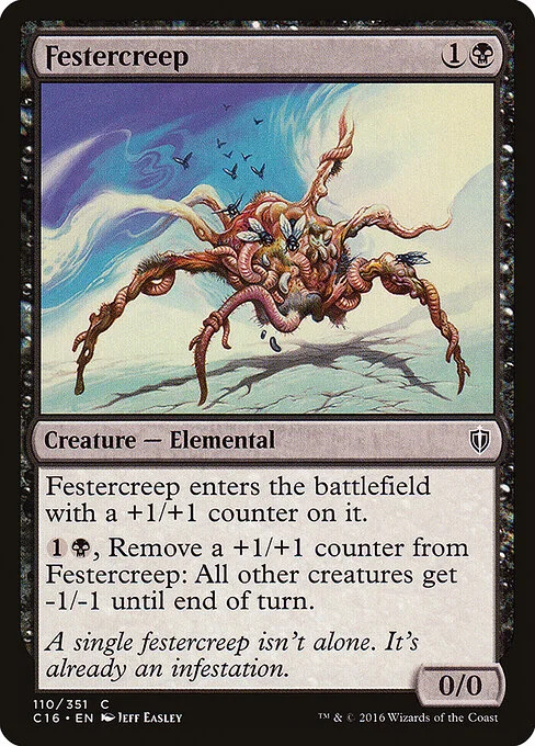 Festercreep, carta Magic di tipo Creature — Elemental illustrata da Jeff Easley